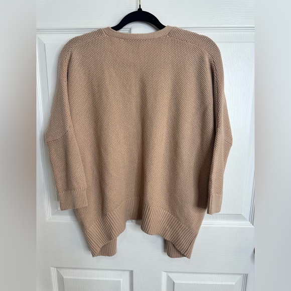 Blush Theory Hyori Cashmere Cotton Blend Waffle Knit Open Front Cardigan Size S - Picture 2 of 6